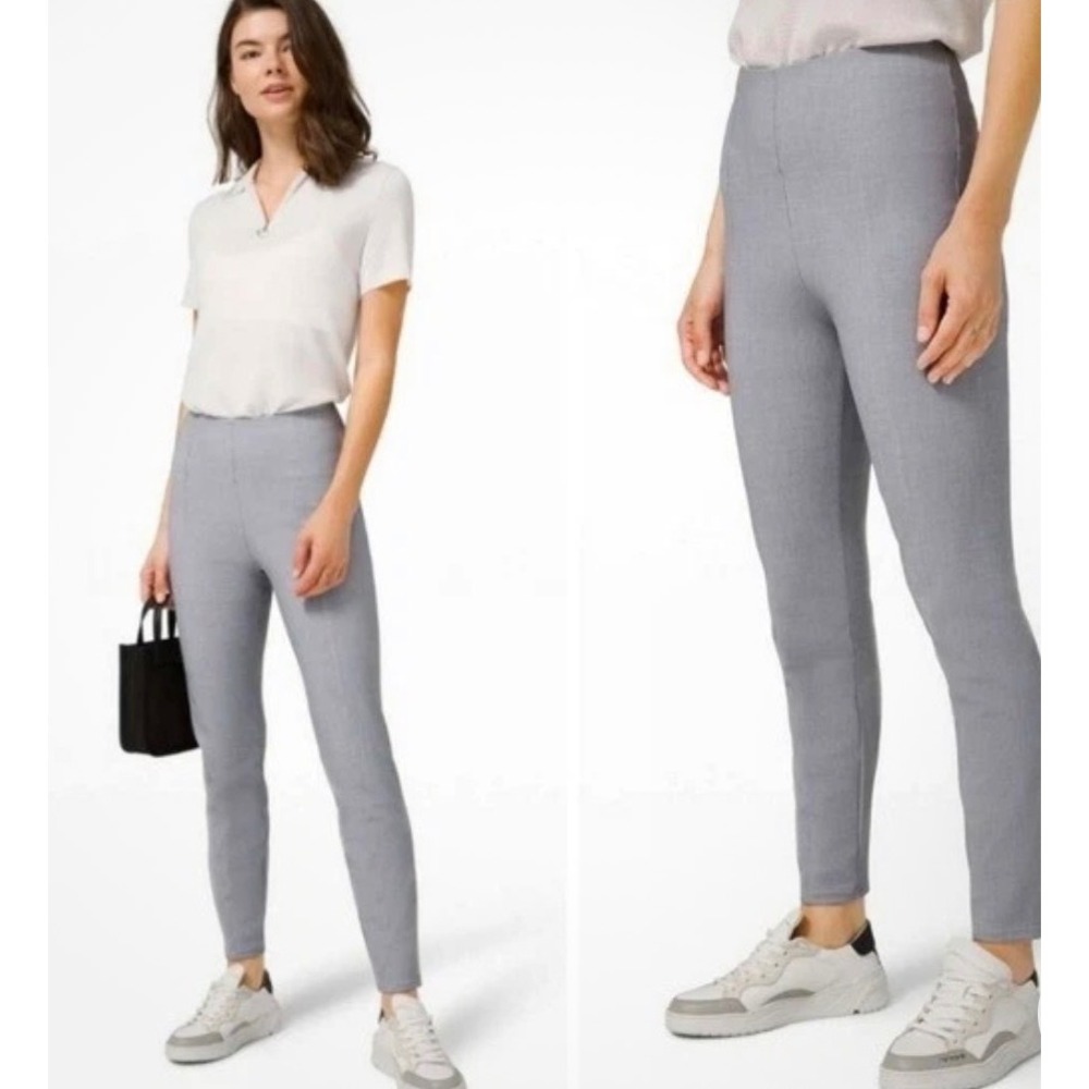 Lululemon Here to There High Rise 7/8 Pant Grey Heathered Slim Fit 4 stretchy